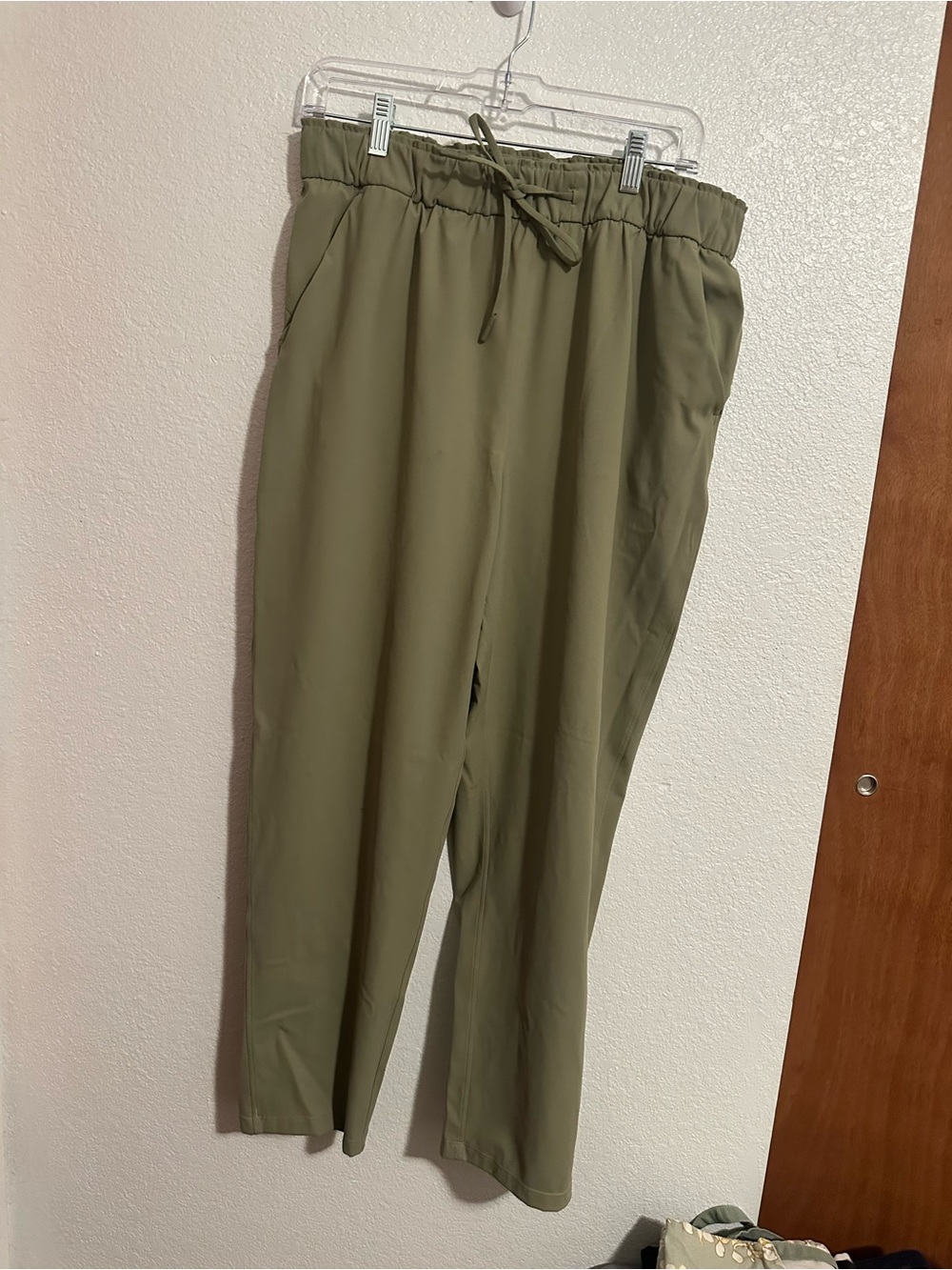 Womens sage Green Drawstring Joggers